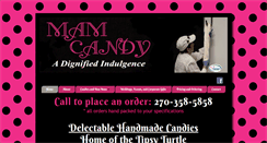 Desktop Screenshot of mamcandy.com